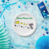 Papieren Borden, Borden van kaasmakerij Papieren Bordje (Feest)