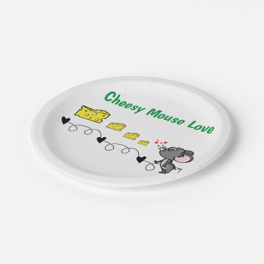 Papieren Borden, Borden van kaasmakerij Papieren Bordje (Gekanteld)