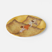 Papieren borden bordje (Gekanteld)