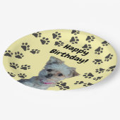 Papieren borden bordje (Gekanteld)