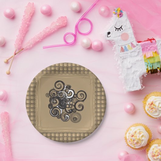 Papieren borden bordje (Feest)