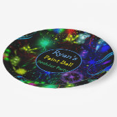 Papieren Borden Bright Neon Verfplaat Bordje (Gekanteld)