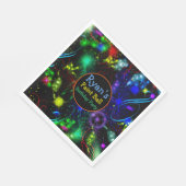 Papieren Borden Bright Neon Verfplaat Servet (Hoek)