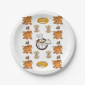 Papieren borden Brood Papieren Bordje (Voorkant)