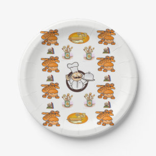 Papieren borden Brood Papieren Bordje