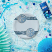 Papieren borden Button Papieren Bordje (Feest)