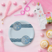 Papieren borden Button Papieren Bordje (Feest)