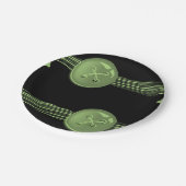 Papieren borden Button Papieren Bordje (Gekanteld)