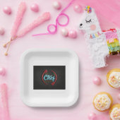 PAPIEREN BORDEN CHEF ONTWERP FEESTTIJD PAPIEREN BORDJE (Feest)