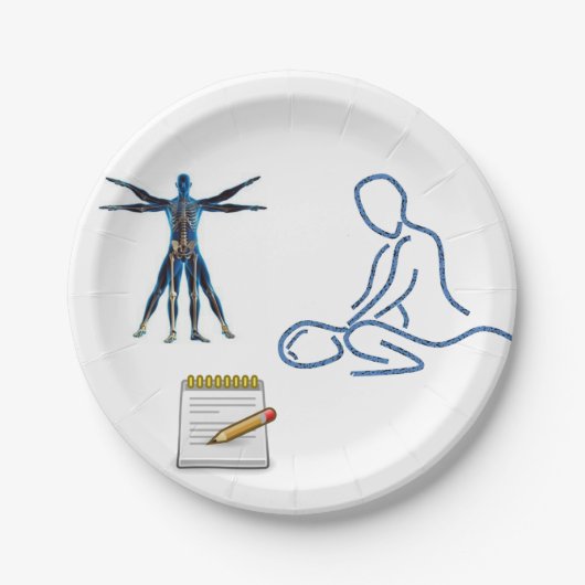 Papieren Borden Chiropractor Papieren Bordje (Voorkant)