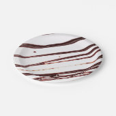 Papieren borden, Chocolade fudge Bordje (Gekanteld)