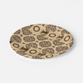 Papieren borden Circulaire Papieren Bordje (Gekanteld)