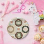 Papieren borden Circulaire Papieren Bordje (Feest)