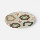 Papieren borden Circulaire Papieren Bordje (Gekanteld)