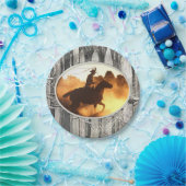 Papieren borden Cowboys Papieren Bordje (Feest)