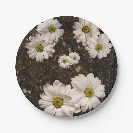 Papieren borden Daisy Bordje (Voorkant)