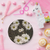 Papieren borden Daisy Papieren Bordje (Feest)