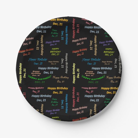 Papieren Borden december, 21 zondag Bordje (Voorkant)