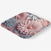 Papieren borden Delicate Bloom Bordje (Gebogen)