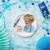 Papieren Borden Doctor Papieren Bordje (Feest)