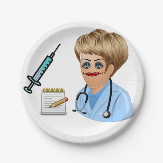 Papieren Borden Doctor Papieren Bordje (Voorkant)