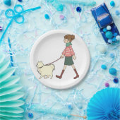 Papieren Borden Dog Waler Bordje (Feest)