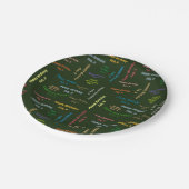 Papieren Borden februari, 9 zondag Papieren Bordje (Gekanteld)