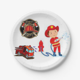 Papieren Borden Fireman Bordje
