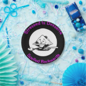 Papieren Borden Funny Desserts Birthday Cake Bordje (Feest)