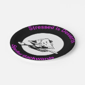 Papieren Borden Funny Desserts Birthday Cake Bordje (Gekanteld)