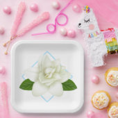 Papieren Borden-Gardenia Papieren Bordje (Feest)