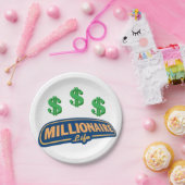 Papieren Borden Geld Papieren Bordje (Feest)