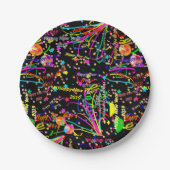 Papieren Borden, gelukkig nieuwjaar 2019, Papieren Bordje (Voorkant)