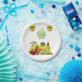 Papieren borden gezond papieren bordje (Feest)