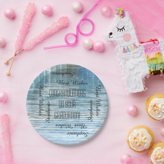 Papieren Borden, Graduation Party-herkenningsnamen Papieren Bordje (Feest)