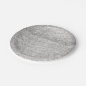 Papieren borden grijs papieren bordje (Gekanteld)