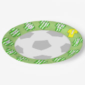 Papieren Borden - Groene en Witte stripper Sport S Papieren Bordje (Gekanteld)