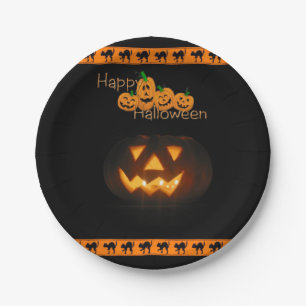 Papieren borden Halloween Bordje