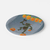Papieren borden Halloween, Goblin Papieren Bordje (Gekanteld)