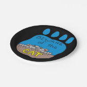 Papieren borden Halloween, kat Bordje (Gekanteld)