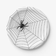 Papieren Borden - Halloween Party Spiderweb