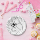 Papieren Borden - Halloween Party Spiderweb Papieren Bordje (Feest)