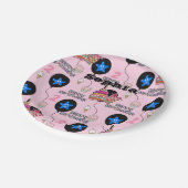 Papieren Borden, Happy 2e verjaardag #2 Balloons R Papieren Bordje (Gekanteld)