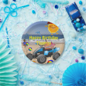 Papieren Borden, Happy Birthday Beach Bum African  Papieren Bordje (Feest)