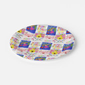 Papieren Borden, Happy Birthday Bordje (Gekanteld)