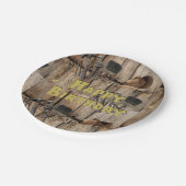 Papieren Borden, Happy Birthday Country Tools Papieren Bordje (Gekanteld)