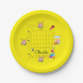 Papieren Borden, Happy Birthday December 2022 Papieren Bordje (Voorkant)