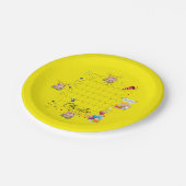 Papieren Borden, Happy Birthday, september 2022 Bordje (Gekanteld)