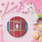 Papieren borden hart papieren bordje (Feest)