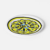 Papieren Borden hommel citroen Papieren Bordje (Gekanteld)